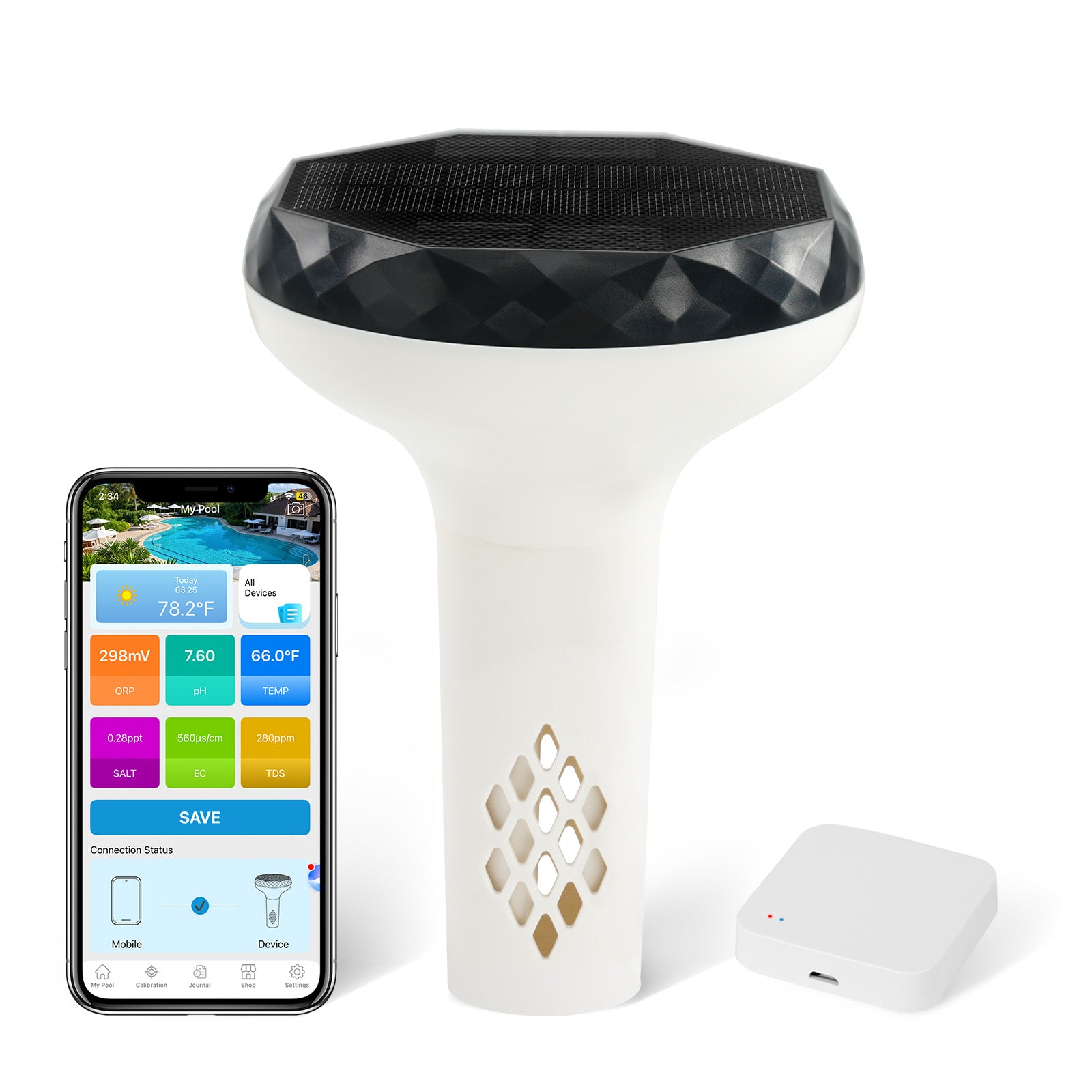 Solar 6 in 1 Samrt Pool Water Monitor