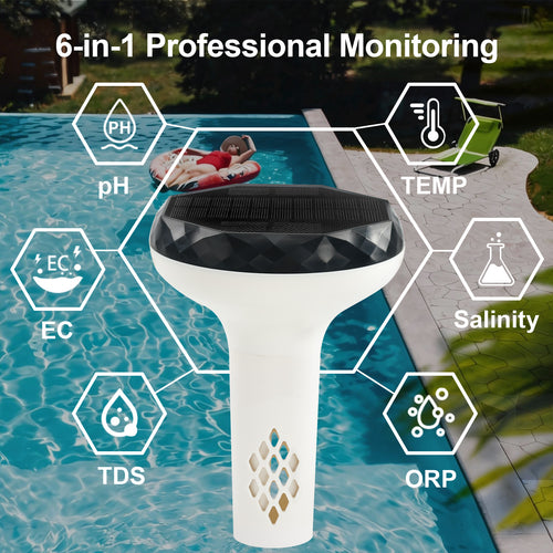 Solar 6 in 1 Samrt Pool Water Monitor