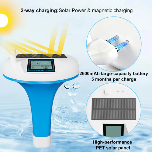 2 in 1 Online WIFI wireless PH Temperature pool monitor