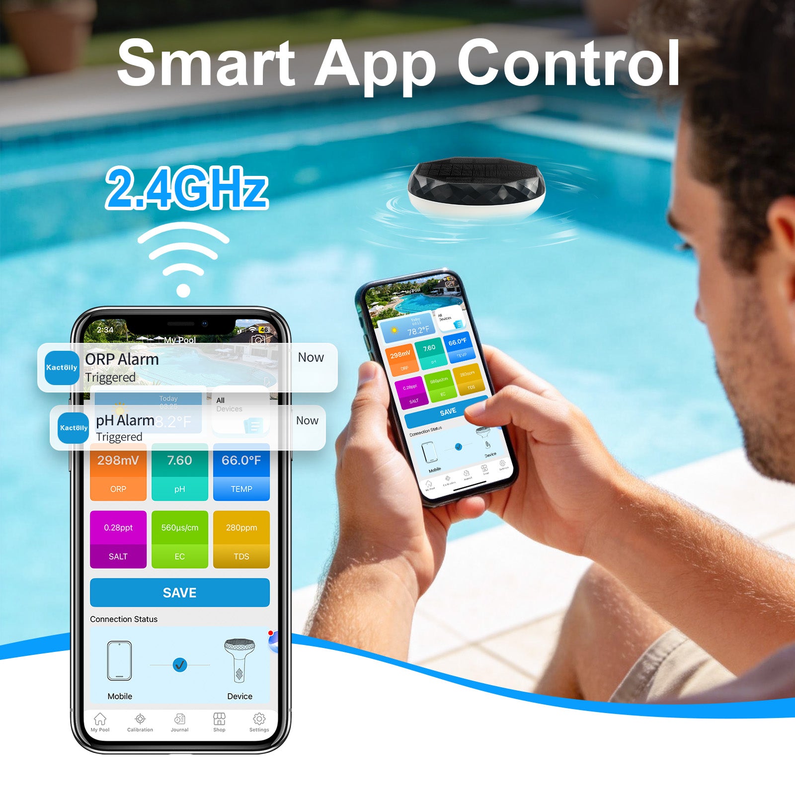 Solar 6 in 1 Samrt Pool Water Monitor